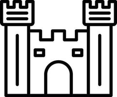 Castle Gate Vector Icon