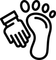 Foot Massage Vector Icon