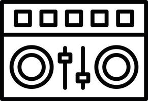 DJ Mixer Vector Icon