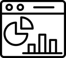 Webpage Statistics Vector Icon
