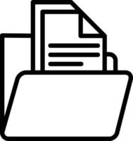 Folder with Files Vector Icon