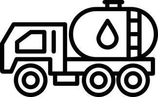 Oil Tanker Vector Icon