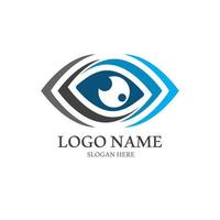 Eye care logo icon illustration design template vector