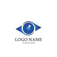 Eye care logo icon illustration design template vector