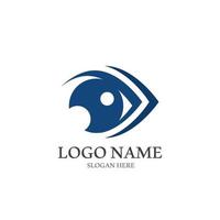 Eye care logo icon illustration design template vector