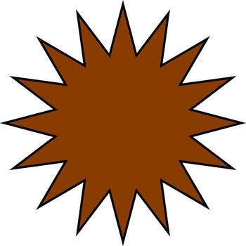 vector de elemento decorativo de forma retro