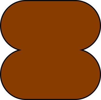 vector de elemento decorativo de forma retro