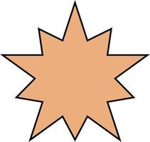 Retro Shape Decorative Element Vector