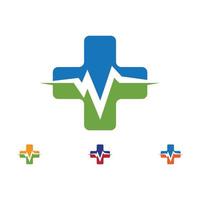 vector de plantilla de logotipo médico de salud