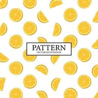 Pattern background of fresh orange orange slices - Vector