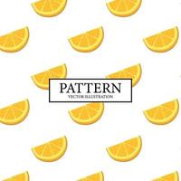 Pattern background of fresh orange orange slices - Vector