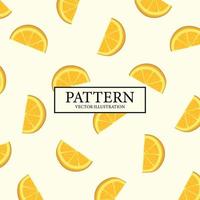 Pattern background of fresh orange orange slices - Vector