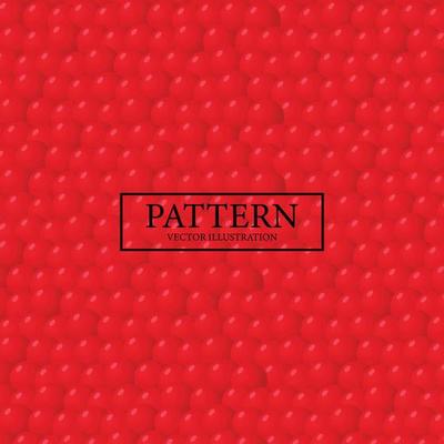 Pattern background red fish salmon caviar - Vector