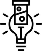 Creative Lab Line Icon vector