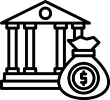 Investment Line Icon vector
