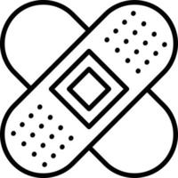 Bandage Line Icon vector