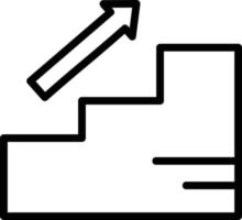 Step Line Icon vector