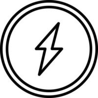 Energy Line Icon vector