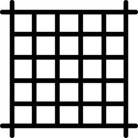 Square Layout Line Icon vector