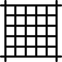 Square Layout Line Icon vector