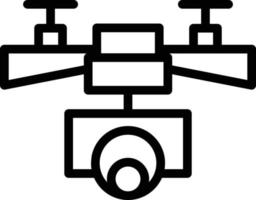 Drone Line Icon vector