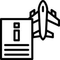 Information Line Icon vector