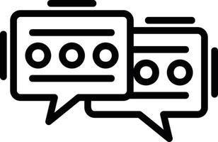 Communication Line Icon vector