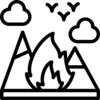 Adventure Line Icon vector