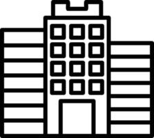 Multistorey Line Icon vector