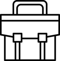 Briefcase Line Icon vector