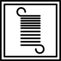 Elastic Energy Line Icon vector