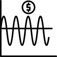 Frequency Line Icon vector