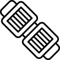 Sandwich Press Line Icon vector