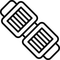 Sandwich Press Line Icon vector