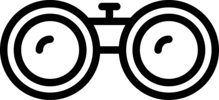 Binocular Line Icon vector