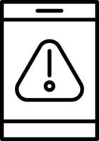 Error Line Icon vector