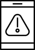 Error Line Icon vector