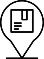 Tracking Line Icon vector