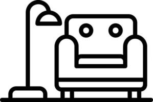 Living ROom Line Icon vector
