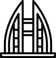 Bahrain Line Icon vector