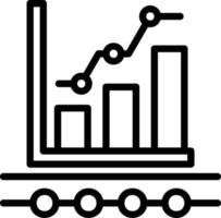 Benchmark Line Icon vector