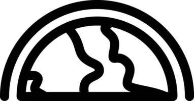 Ozone Line Icon vector