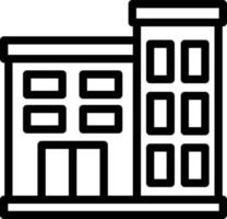 Apartment Line Icon vector