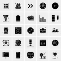 25 Universal Business Icons Vector Creative Icon Illustration to use in web and Mobile Related project