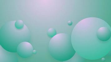 Abstract green pastel wave style glossy background animation moving in a ripple pattern, Seamless loop animation video