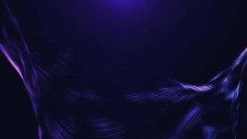 purple science fiction background of glowing particles with depth of field and abstract texture pattern particles and grid video