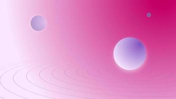 Pastel pink abstract background, glossy wave style, scaled out wide circles. video