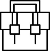 Briefcase Line Icon vector