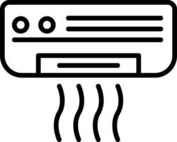 Air Conditioner Line Icon vector