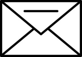 Envelope Line Icon vector